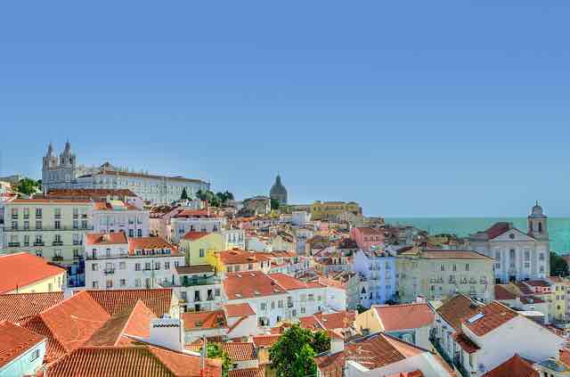 Lisbonne ville ensoleillé