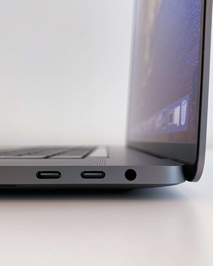 Port USB C prise jack MacBook Pro