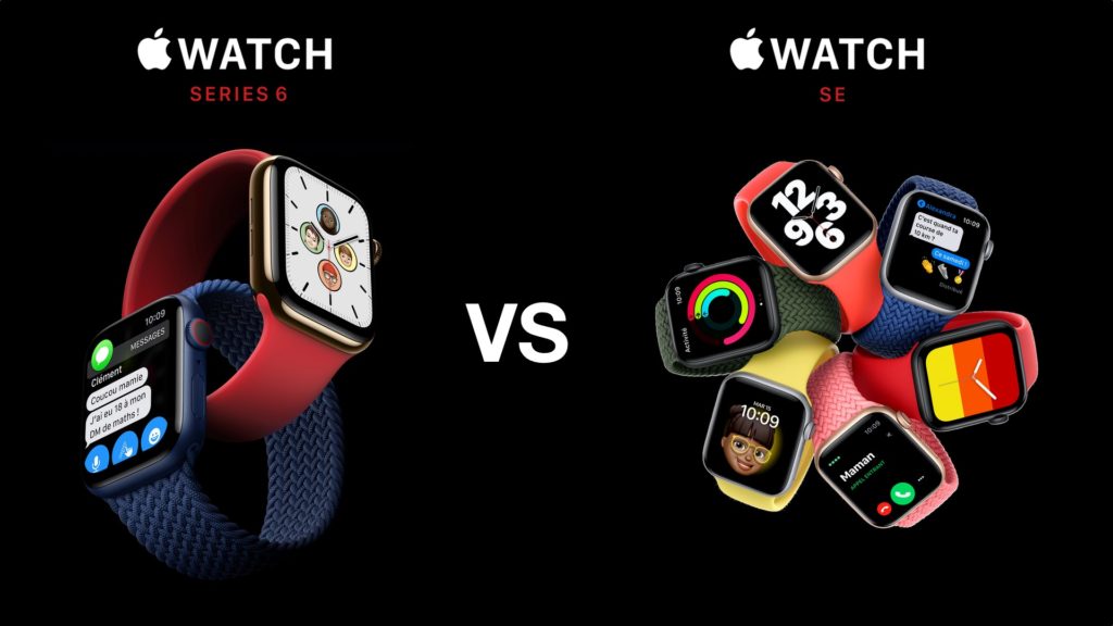 Apple Watch SE ou Series 6